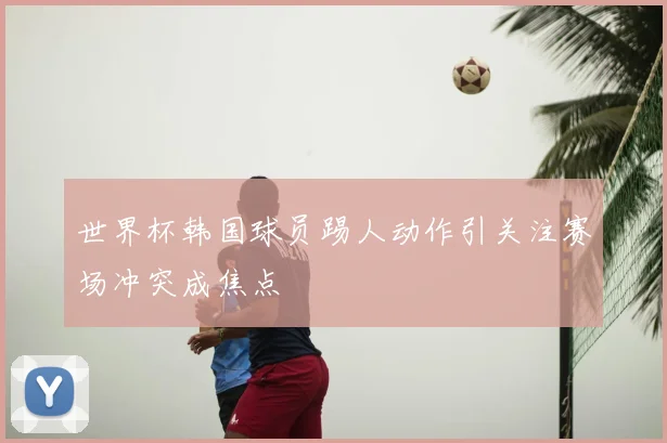 世界杯韩国球员踢人动作引关注赛场冲突成焦点